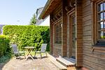 Terrasse - Economy Blockhaus Fernando Magellan - Top-Hundeurlaub