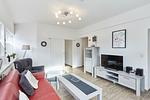 Wohnzimmer - Borkumer Hof - Ferienwohnung 1 - Elke - Top-Hundeurlaub