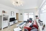 Wohnzimmer - Borkumer Hof - Ferienwohnung 1 - Elke - Top-Hundeurlaub