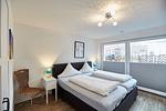 Schlafzimmer - Borkumer Hof - Ferienwohnung 1 - Elke - Top-Hundeurlaub