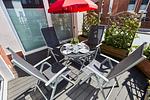 Terrasse - Borkumer Hof - Ferienwohnung 1 - Elke - Top-Hundeurlaub
