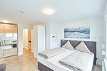 Schlafzimmer - Borkumer Hof - Ferienwohnung 7 - Haus Elisa - Top-Hundeurlaub