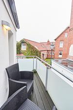 Balkon - Borkumer Hof - Ferienwohnung 7 - Haus Elisa - Top-Hundeurlaub