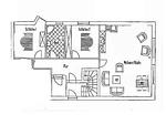Grundriss - Haus Walfänger - Ferienwohnung 2 - Top-Hundeurlaub