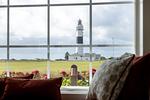 Blick auf Sehenswürdigkeit - Ferienhaus Leuchtturm und Meer - Top-Hundeurlaub