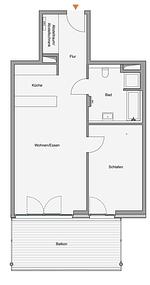 Grundriss - F-03 Lieblingsort - Top-Hundeurlaub