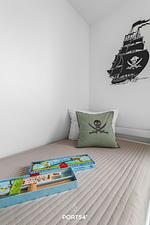 Bett - Ferienwohnung Piraten Nest Olpenitz - Top-Hundeurlaub