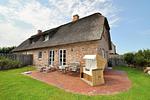 Fassade / Eingang - Doppelhaushälfte Achterdiek - Top-Hundeurlaub