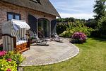 Terrasse - Ferienhaus Krabbenhuus - Top-Hundeurlaub