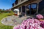 Terrasse - Ferienhaus Krabbenhuus - Top-Hundeurlaub