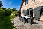 Terrasse - Ferienhaus Krabbenhuus - Top-Hundeurlaub
