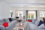 Wohnzimmer - Ferienhaus Krabbenhuus - Top-Hundeurlaub