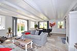 Wohnzimmer - Ferienhaus Krabbenhuus - Top-Hundeurlaub