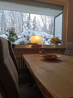 Wohnzimmer - FeWo Kibo am Waldesrand - Top-Hundeurlaub