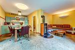 Wohnzimmer - Ferienwohnung Casa del Mar, Uno - Top-Hundeurlaub