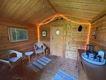 Ruheraum der Sauna bei der Ferienwohnung Näckros in Filipstad – Wellness in Värmland - Näckros - Top-Hundeurlaub