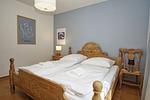 Schlafzimmer - FeWo Boddenkoje: Terrasse - Top-Hundeurlaub