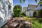 Terrasse - FeWo Boddenkoje: Terrasse - Top-Hundeurlaub