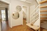 Wohnzimmer - FeWo Seekoje: Balkon - Top-Hundeurlaub