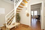 Wohnzimmer - FeWo Seekoje: Balkon - Top-Hundeurlaub