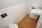 Gäste-WC - FeWo Seekoje: Balkon - Top-Hundeurlaub