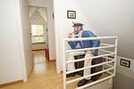 Wohnzimmer - FeWo Seekoje: Balkon - Top-Hundeurlaub