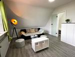 Wohnzimmer - Ferienwohnung Herrenkoog im Reetdachhaus Bongsiel - Top-Hundeurlaub