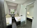Schlafzimmer - Ferienwohnung Herrenkoog im Reetdachhaus Bongsiel - Top-Hundeurlaub