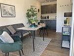 Wohnzimmer - Stranddistel 4 - Top-Hundeurlaub