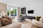 Wohnzimmer - Dünengold Suite Westerland auf Sylt - Top-Hundeurlaub