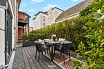 Terrasse - Dünengold Suite Westerland auf Sylt - Top-Hundeurlaub