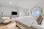 Schlafzimmer - Dünengold Suite Westerland auf Sylt - Top-Hundeurlaub