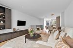 Wohnzimmer - Dünengold Suite Westerland auf Sylt - Top-Hundeurlaub