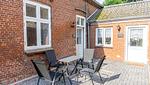 Gartentisch - Ferienwohnung Amrum auf dem Holmhof - Top-Hundeurlaub