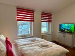 Bett - Ferienwohnung 8 im Haus Concordia - Top-Hundeurlaub