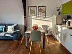 Wohnzimmer - Ferienwohnung 8 im Haus Concordia - Top-Hundeurlaub