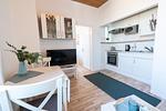 Wohnzimmer - Ferienwohnung "Strandhafer" - Top-Hundeurlaub
