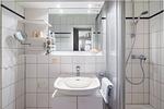 Badezimmer - "Strandkorb" in der Villa Medici - Top-Hundeurlaub