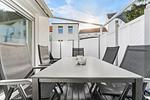 Terrasse - Bungalow Grace mit eingezäunter Terasse - Top-Hundeurlaub