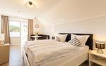Schlafzimmer - Ferienhaus Naase App. 4 - Top-Hundeurlaub
