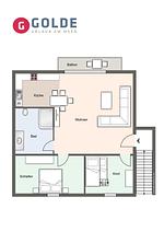 Grundriss - Kjell Hus FeWo Dorf - Top-Hundeurlaub