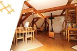 Wohnzimmer - Brunshauptener Mühle Fewo 6 - Top-Hundeurlaub