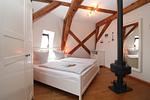Schlafzimmer - Brunshauptener Mühle Fewo 6 - Top-Hundeurlaub