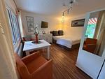 Wohnzimmer - Datscha Gartenhaus - Top-Hundeurlaub