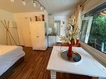 Wohnzimmer - Datscha Gartenhaus - Top-Hundeurlaub