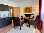 Küche / Küchenzeile - Ferienwohnung 1 - Top-Hundeurlaub