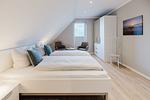 Schlafzimmer - Wellnesshaus Strandläufer - Top-Hundeurlaub