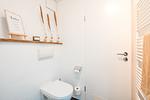 Badezimmer mit Dusche - Hus Inselkieker 110 - Top-Hundeurlaub