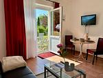 Wohnzimmer - Ferienwohnung 2 - Top-Hundeurlaub