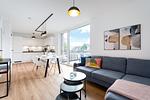 Wohnzimmer - Appartement 9 - Top-Hundeurlaub